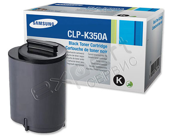Заправка картриджа Samsung CLP-K350A Black